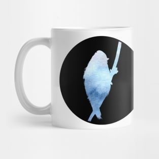 Bird - Ocean Blue Silhouette Mug